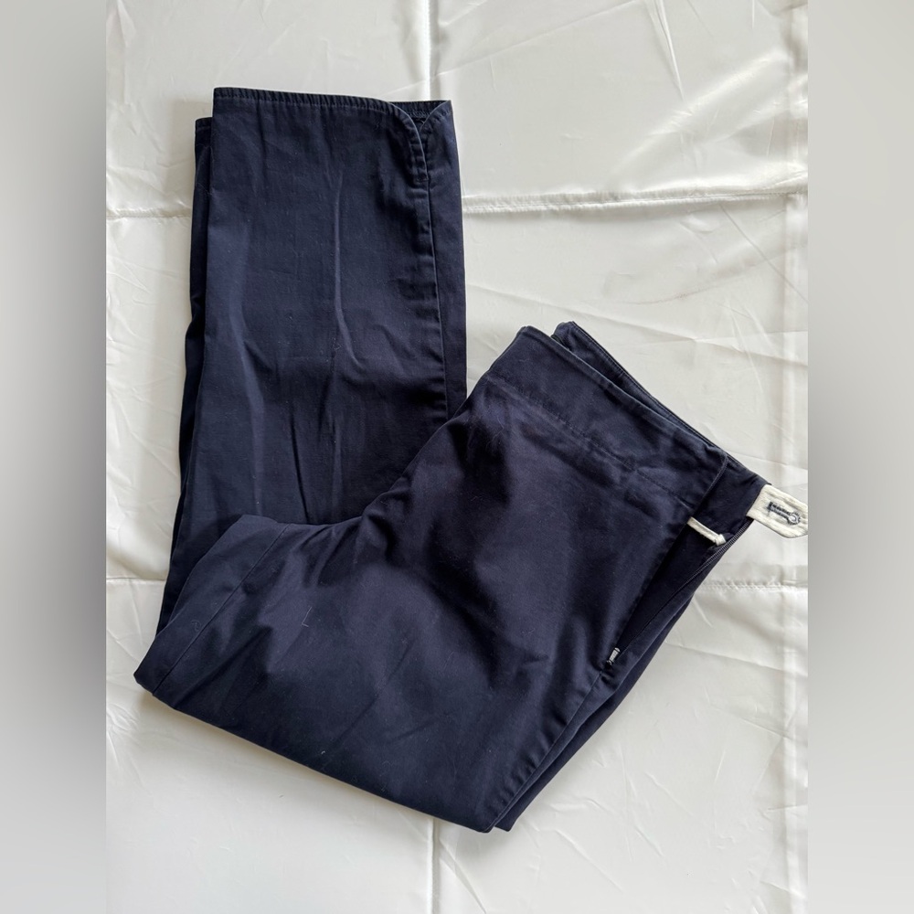 Talbots Navy Blue Capri